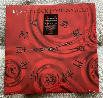 RUSH Clockwork Angels - 2012 - 1st Vinyl LP Pressing Sealed Neil Peart Geddy Lee - Image 1 of 4