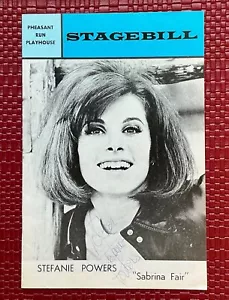 Stefanie Powers Authentic Signed Stagebill “Sabrina Fair” Playhouse Auto - Picture 1 of 3