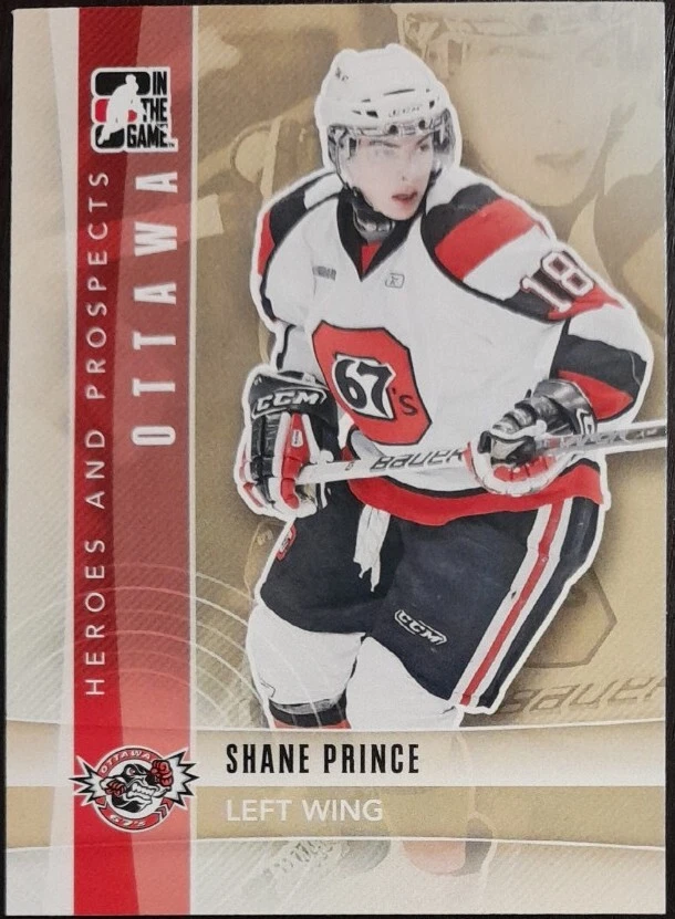 2011 - 2012 ITG Shane Prince Heroes And Prospects 67's #35 Hockey Card - Image 1 of 2