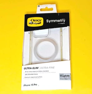 🔥BRAND NEW🔥 OTTERBOX SYMMETRY SERIES DROP+ CLEAR CASE MAGSAFE IPHONE 15 PRO - Picture 1 of 7