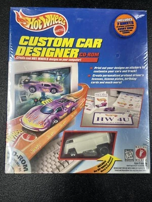 HOTWHEELS СПЕЦИАЛЬНЫЙ АВТОМОБИЛЬ ДИЗАЙНЕР CD ROM НАБОР С БЕЛЫЙ VOLKSWAGEN DRAG BUS НОВЫЙ В КОРОБКЕ - Изображение 1 из 4