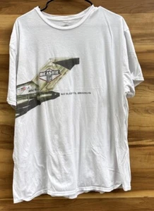 BEASTIE BOYS No Sleep T-shirt White Unisex Cotton Size XXL - Picture 1 of 7