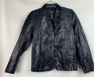 Chaqueta Banana Republic Azul Marino Cuello Botones Bolsillos Forrada Talla 2 Foto 1 de 4