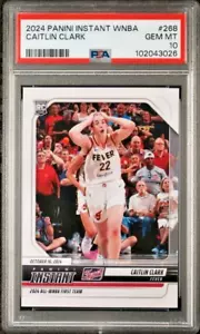 PSA 10 Caitlin Clark 2024 Panini Instant WNBA #268 RC - All-WNBA First Team - Picture 1 of 3
