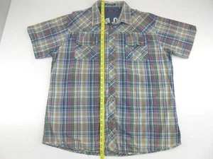 Men’s 100% Authentic Akoo Polo Dress Shirt Short Sleeve Size 2XL (O11) - Picture 1 of 12