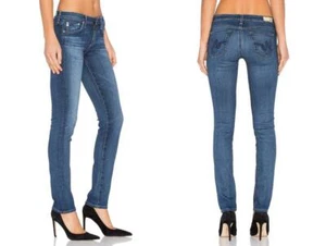 Jeans a sigaretta AG Adriano Goldschmied the Stilt in 11 anni di viaggio 27 x 30 - Foto 1 di 12