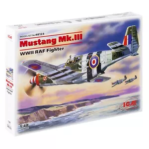 Mustang Mk.III WWII RAF Fighter - Modellbausatz ICM 48123 Plastik Modellbausatz 1:48 - Bild 1 von 9