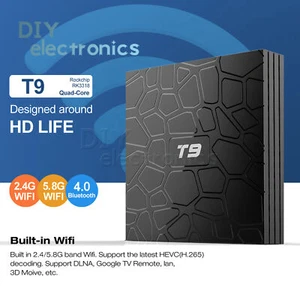 NEW T9 Android Box 9.0 TV BOX Movies & Channels 2/4+16/32/64G A53 4Kr US - Picture 1 of 13
