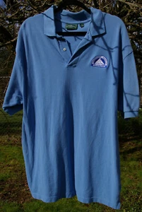 Outer Banks XL 100% Cotton Maritime Museum Sailboat Annapolis Blue Polo Shirt - Picture 1 of 10