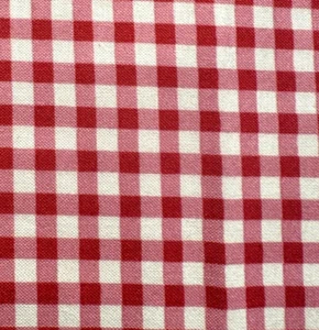 Grand Revival Darla Tanya Whelan Red Gingham Cotton Fabric Half Y + #9 - Picture 1 of 4