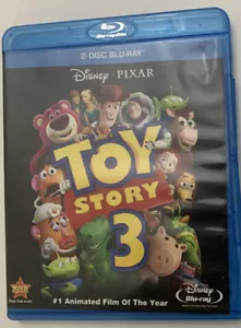 Disney Pixar Toy Story 3 Blu-Ray 2-Disc #1 Animated Film of Year 2010 Pre-Owned - Picture 1 of 4