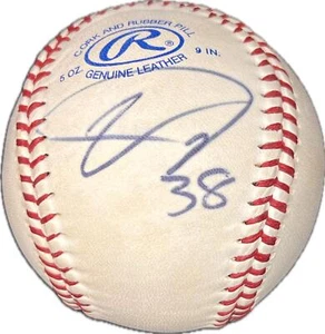 Ubaldo Jimenez signed baseball PSA/DNA autographed ball Rockies - Picture 1 of 2