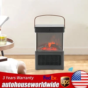 3D Simulation Fireplace Heater Portable Electric Fireplace 110V 1500W Fireplace - Picture 1 of 11
