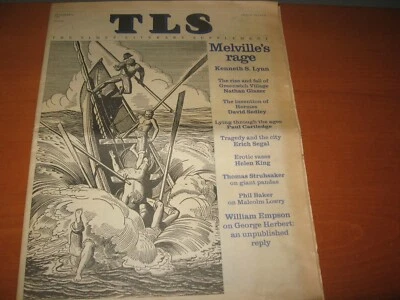 1993 TLS Melville, Herbert, Malcolm Lowry, Greenwich Village, Empson, Schwartz - Image 1 of 4