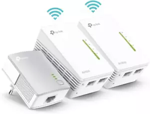 Tp-Link TL-WPA4220 TKIT Powerline Kit Av600Mbps E Wifi 300Mbps, Homeplug AV2, Po - Foto 1 di 13
