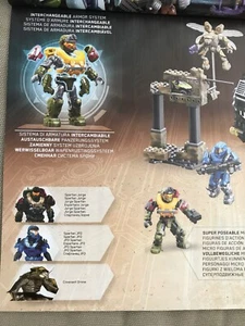 HALO MEGA BLOKS COVENANT DRONE OUTBREAK CND03 SPARTAN JORGE & JFO figures only - Picture 1 of 2