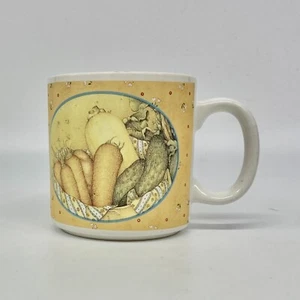 Vintage Harvest Garden Carrot Squash Cucumber Jamie Gardner Rehfeld Coffee Mug - Picture 1 of 6