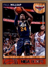 2013-14 Hoops Gold Atlanta Hawks Basketball Card #227 Paul Millsap