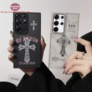 Cover acrilica Cober Funda Para Samsung Galaxy S25 S24 S23 S22 telefono Protecto - Foto 1 di 10