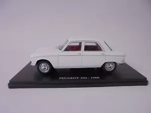 PEUGEOT 204 (1968) 1/24 Hachette - Voiture miniature Diecast VC036 - Foto 1 di 8