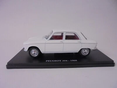 PEUGEOT 204 (1968) 1/24 Hachette - Voiture miniature Diecast VC036 - Photo 1/4