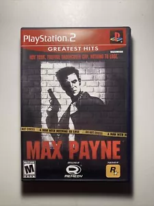 Max Payne (Sony PlayStation 2, 2001) PS2 CIB (Grandi successi) - Foto 1 di 3