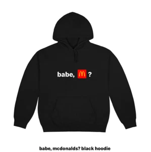 BABE, MCDONALDS? BLACK HOODIE [S]/The Cardi B & Offset Meal, McDonald's - Picture 1 of 3