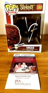 VMAN Slipknot SIGNED Funko Pop JSA COA - Picture 1 of 7