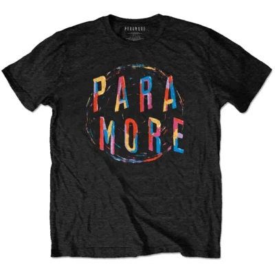 PARAMORE UNISEX T-SHIRT: SPIRAL (BLACK) New Official - Image 1 of 2