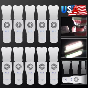 Espejo dental oclusal sin niebla LED sistema fotográfico oral espejo reflector 1-10 piezas - Imagen 1 de 22