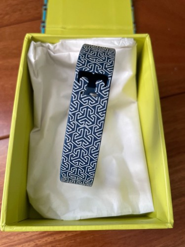 TORY BURCH Bracciale in silicone blu Fitbit