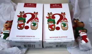2024 sowohl Rodney als auch Rhonda Rentier Überraschung Punze Andenken Ornamente Posten - Bild 1 von 7