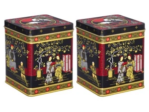 Teedosen / Kaffeedosen / Vorratsdosen Set „Black Japanese“, 2 Dosen je 200g - Bild 1 von 2