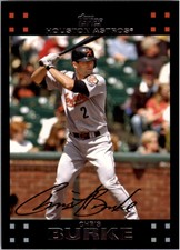 2007 Topps Baseball Card #362 Chris Burke