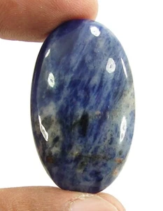 48,40 Karat Naturblau Sodalit Lose Edelstein Cabochon Draht Wickelstein - 2152 - Bild 1 von 2