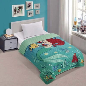 Colcha acolchada doble/completamente Ariel Little Mermaid - Imagen 1 de 3