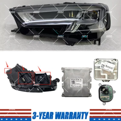 FARO LED DRL CONTROL MÓDULO LASTRE JUEGO IZQUIERDO AUDI A4 B9 2017-2019 Foto 1 de 2