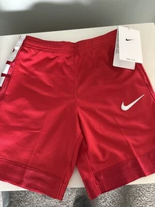 Nike Boys' Dri-FIT Stripe Basketball Shorts Size 6 University Red NWT - Picture 1 of 6