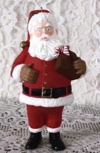 Vintage 1996 Hallmark Club Santa Claus Ornament - Picture 1 of 2