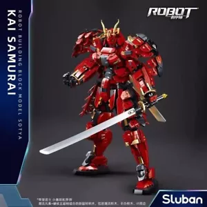 Building Blocks SLUBAN M38-B1183 Kai Samurai Heavy Armor Mecha Toys - Picture 1 of 10