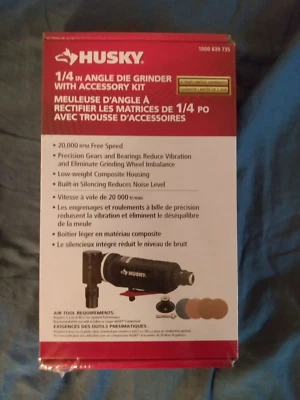Husky 1/4» угловая шлифовальная машина - HC4230C совершенно новый в заводской упаковке инструмент - Изображение 1 из 4