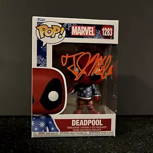 TJ Miller Signed Deadpool Christmas Funko Pop w/ Proof (#1283 Marvel Autograph) - Picture 1 of 13