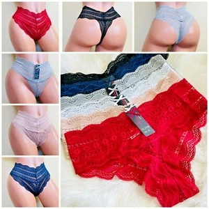 6-12 Bikini cheeky Hipster Women's Soft Lace UNDERWEAR Panties Undies 3159 S-XL - Picture 1 of 12
