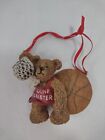 Kurt Adler Dunk Monster Basketball Teddy Bear Hanging Christmas Ornament