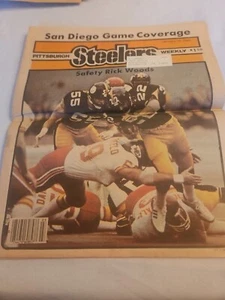 Vintage 1983 January 15, Pittsburgh Steelers Weekly Newspaper, Safety Rick Woods - Picture 1 of 4