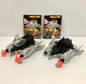 Vintage Godzilla King of Monsters Godzilla Force Garuda Flying Warship x 2 Toho - Picture 1 of 12