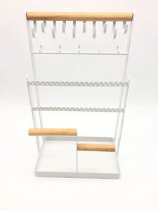 ProCase Schmuckständer Schmuckhalter Organizer, 20x12x34cm, Weiß, 6 Tier - Bild 1 von 6