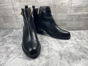 Louise et Cie Stiefel Damen 10M Vincenzo Schuhe schwarz Leder Knöchelriemen Bootie - Bild 1 von 18