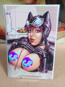 Yummy Milky Catwoman Jose Varese signiert Virgin oben ohne limitiert N/T Faro’s Lounge - Bild 1 von 3