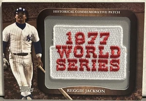 2009 Topps - Legends of the Game Commemorative Patch #LPR-41 Reggie Jackson - Bild 1 von 2